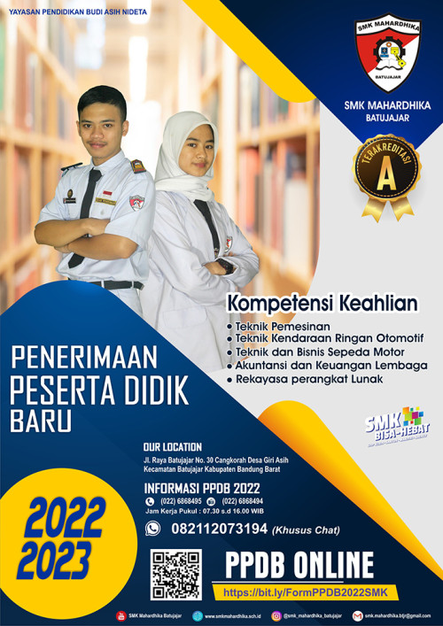 PPDB SMK MAHARDHIKA TA. 2022/2023 TELAH DIBUKA
